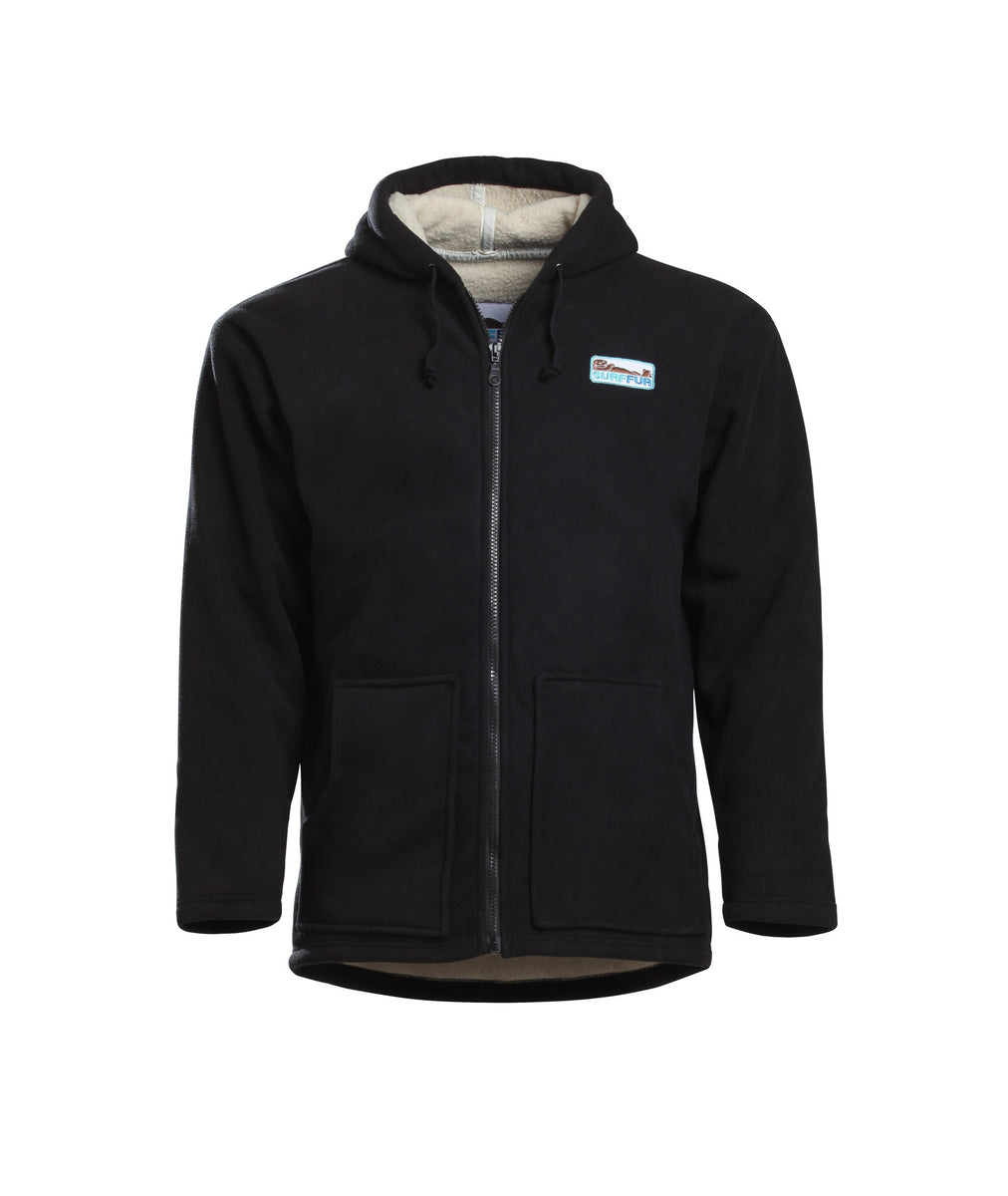Surf fur top hoodie