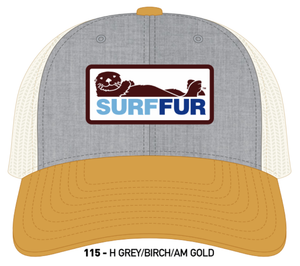Curved Bill Hat - Grey/Gold
